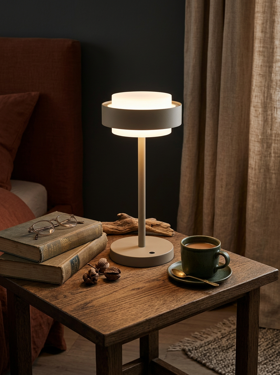 Tafellamp Puleggia – Olijfgroen – Dim to Warm LED - Afbeelding 2