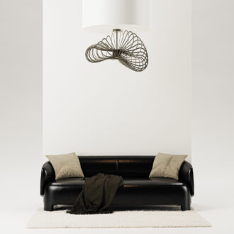 Plafondlamp Martani 85 cm Quartz