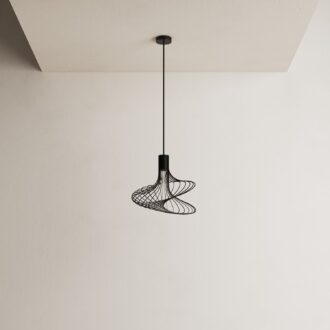 Hanglamp Lodi 40 cm zwart