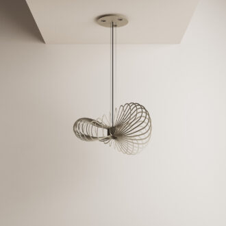 Hanglamp Martani quartz 2 met afstandsbediening