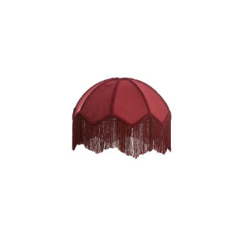 Kap Ø35x26 cm MALACIA velvet bordeaux