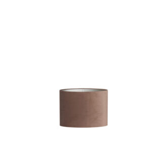 Kap ovaal recht smal 38-17,5-28 cm VELOURS chocolade bruin