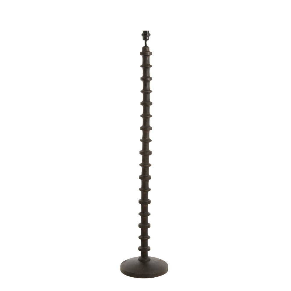 Vloerlamp Ø30x135 cm CECILY hout mat donker roodbruin - Afbeelding 7