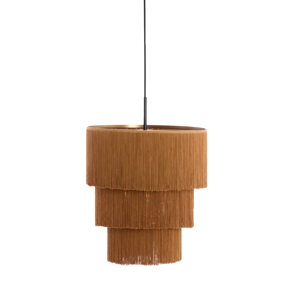 Hanglamp 3L Ø45x50 cm MALAIKA bruin - Afbeelding 8