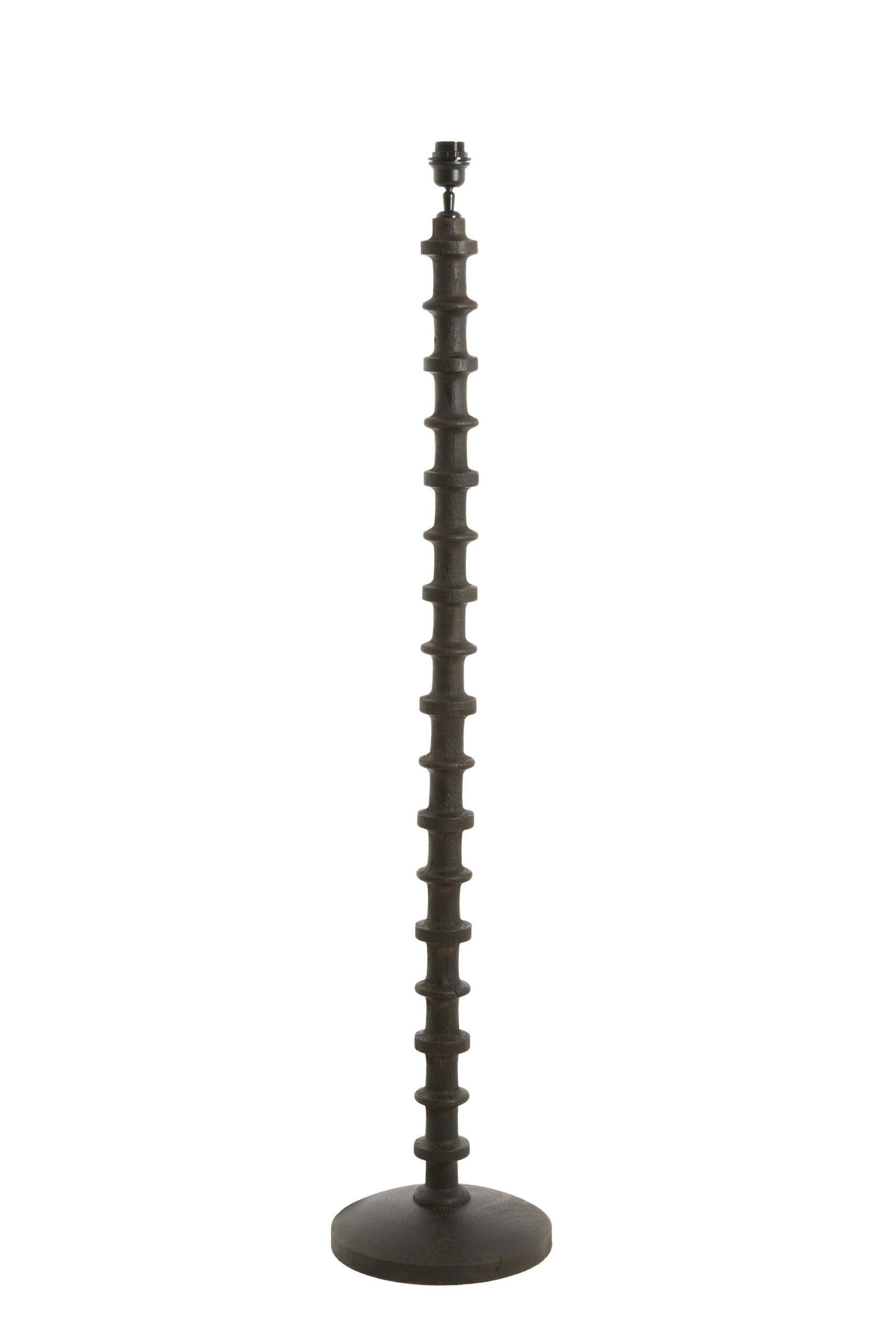 Vloerlamp Ø30x135 cm CECILY hout mat donker roodbruin - Afbeelding 10
