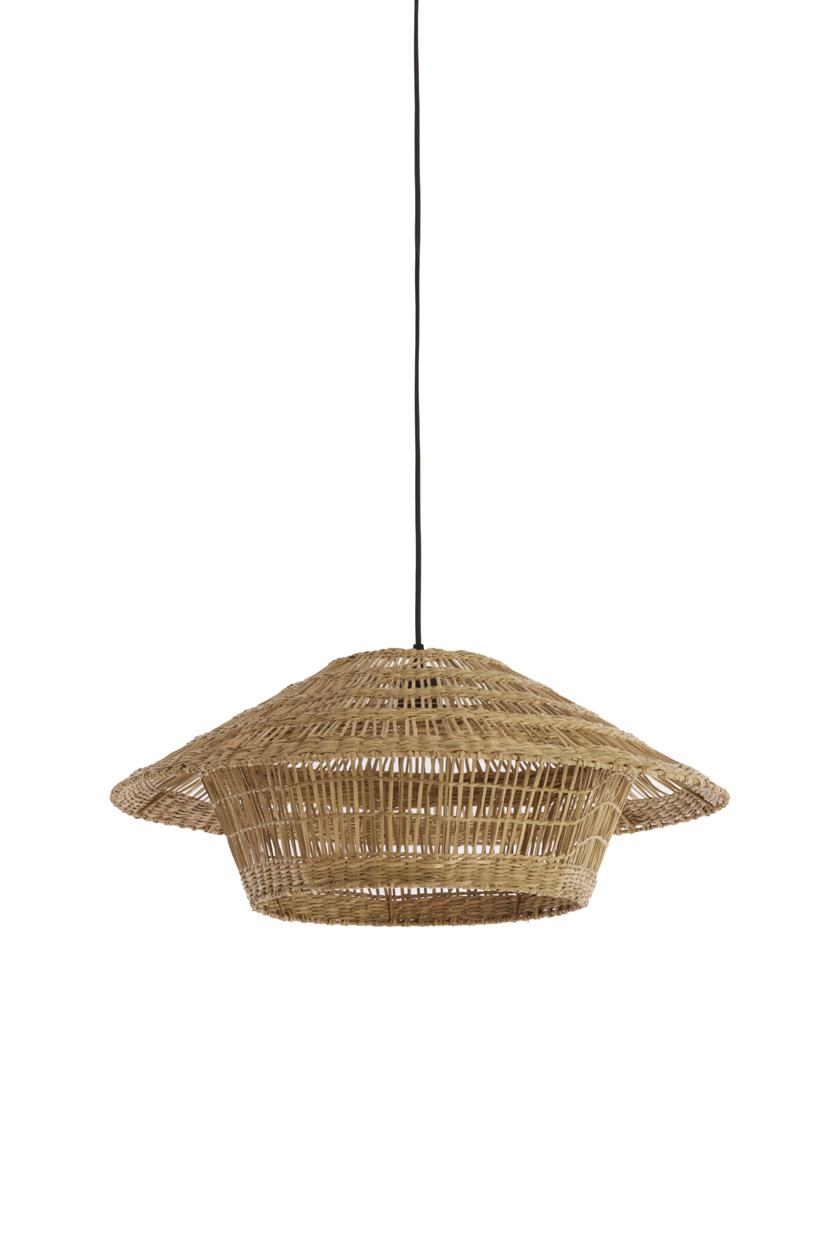 Hanglamp Ø64x26 cm OWANA zeegras naturel - Afbeelding 13
