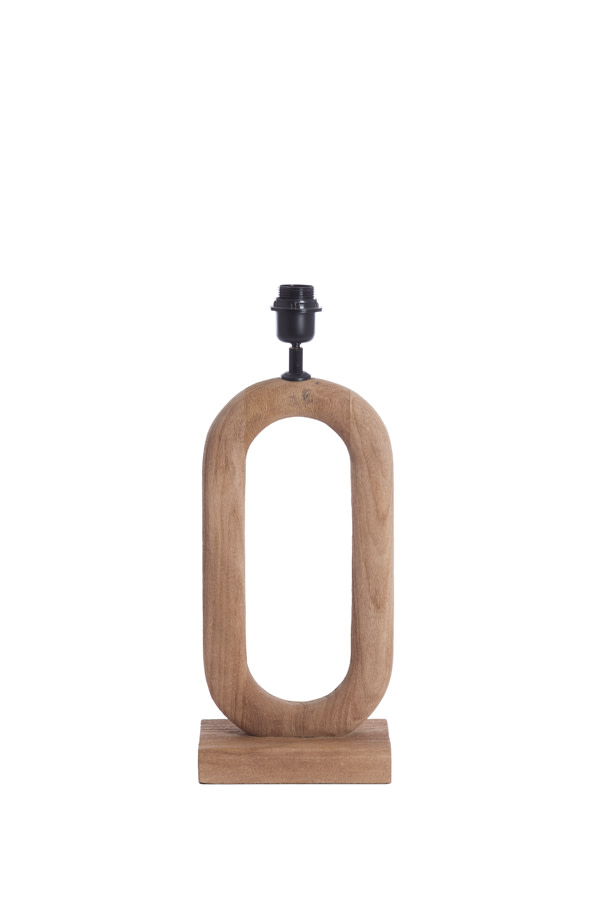 Lampvoet 20x12x44 cm PACECO hout mat naturel - Afbeelding 4