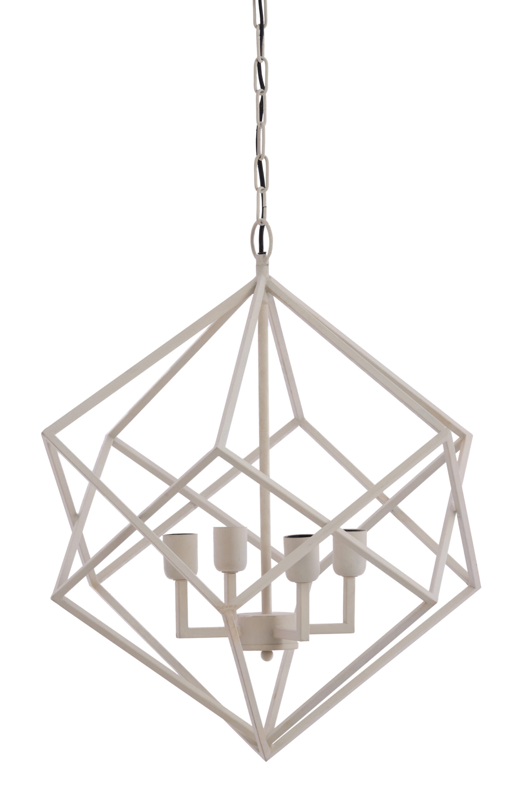 Hanglamp 4L Ø61x68 cm DRIZELLA crème - Afbeelding 13