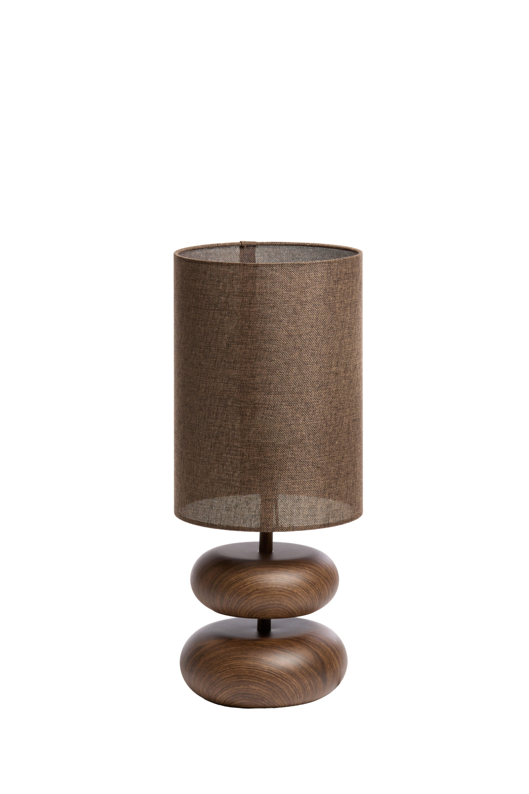 Tafellamp Ø22x50,5 cm DANIALO hout print d bruin+d bruin - Afbeelding 14