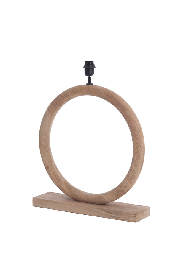Lampvoet 51x13x54 cm NUBIA hout mat naturel - Afbeelding 4