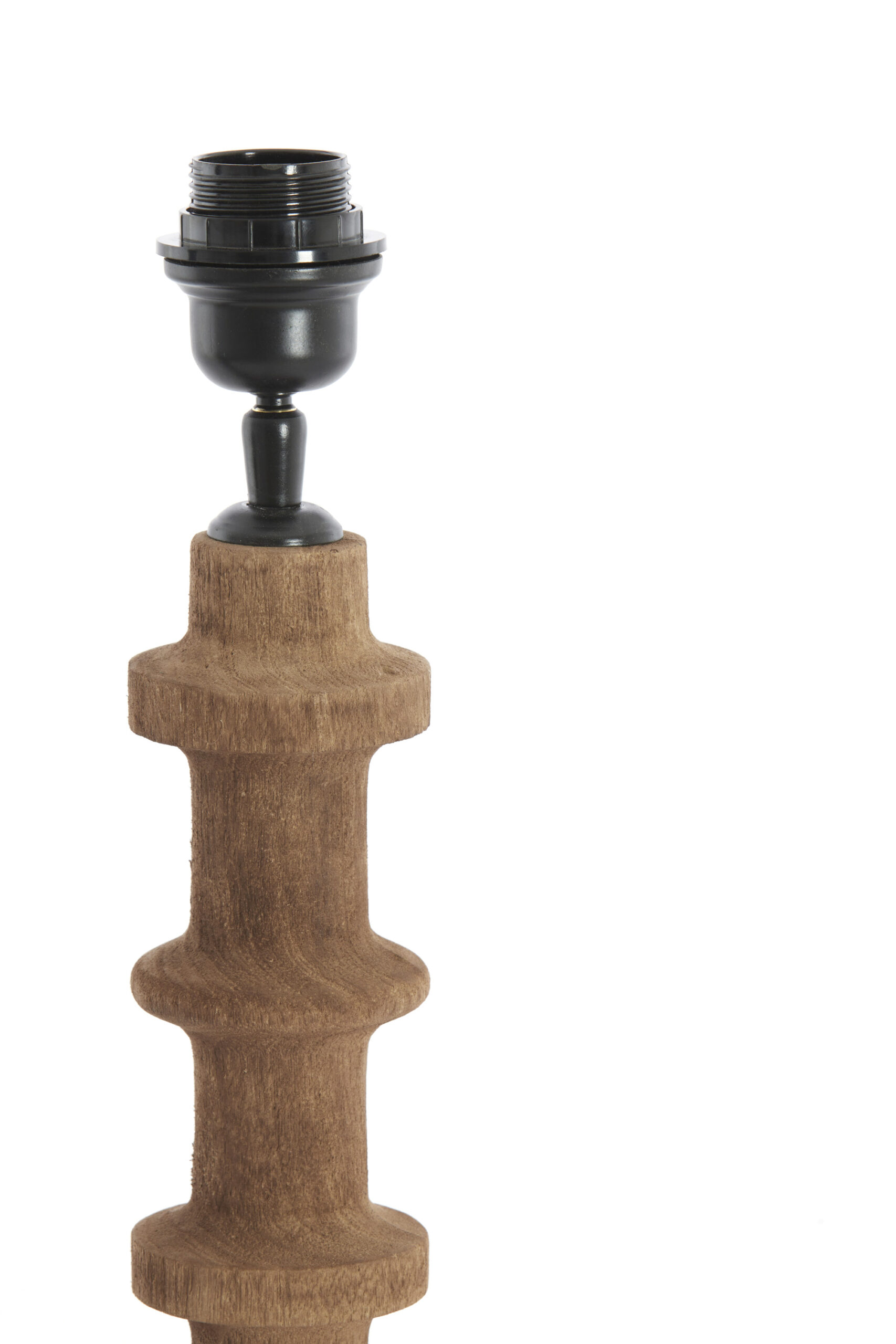 Lampvoet Ø16x45 cm CECILY hout mat grijs-bruin - Afbeelding 12