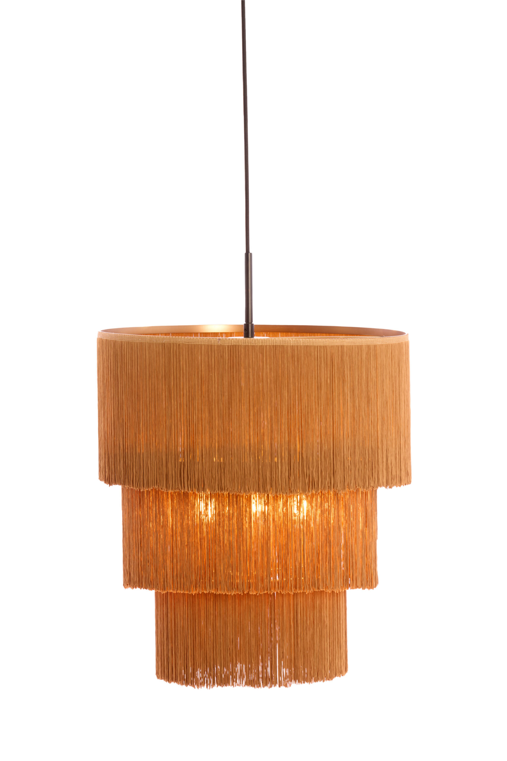 Hanglamp 3L Ø45x50 cm MALAIKA bruin - Afbeelding 11