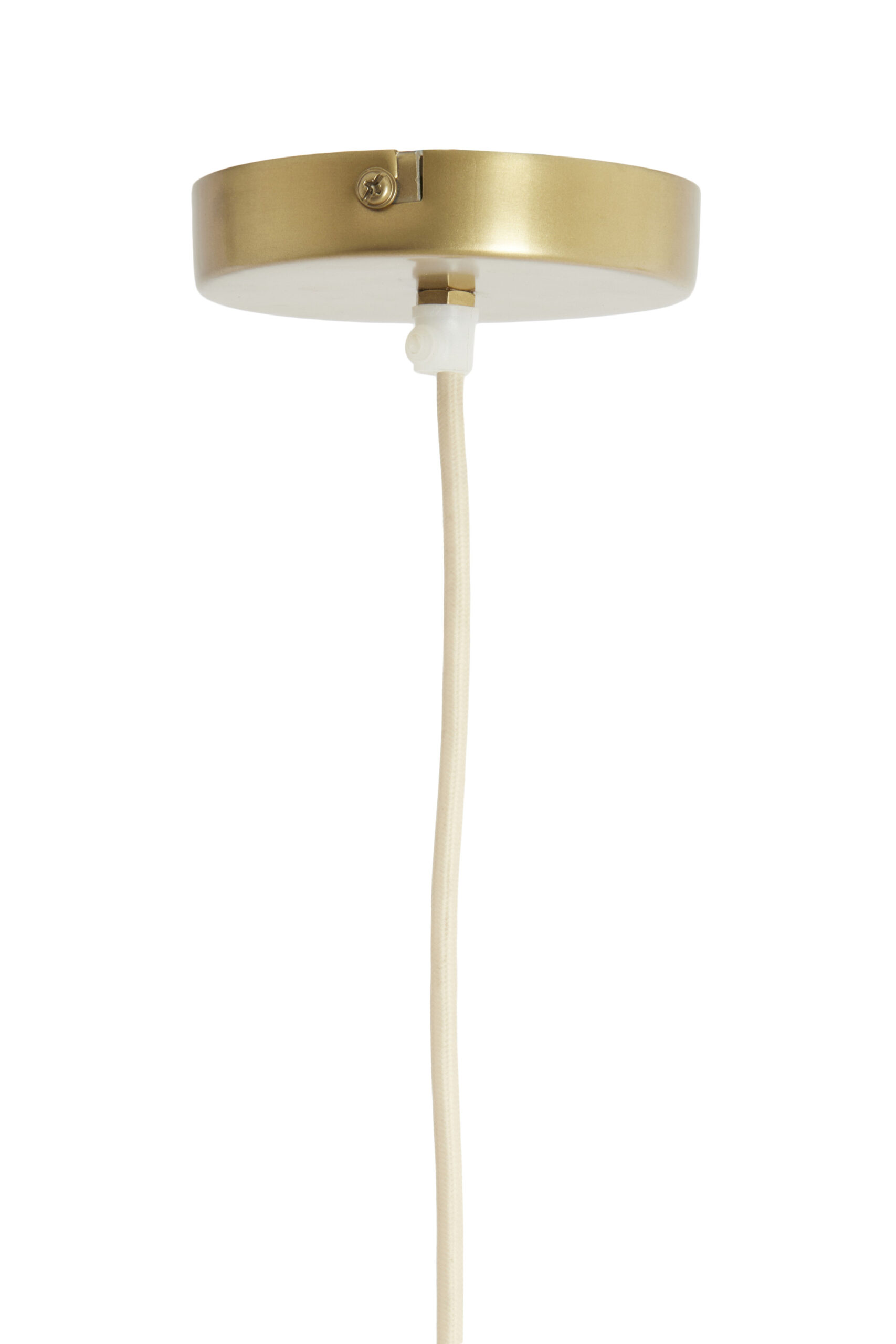 Hanglamp Ø60x30 cm LAVRIRIA naturel+hout - Afbeelding 9