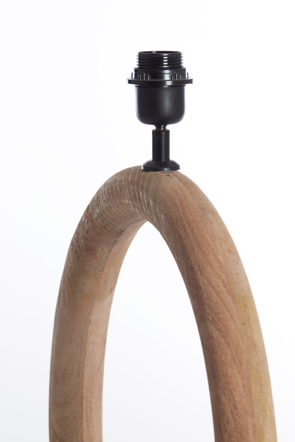 Lampvoet 51x13x54 cm NUBIA hout mat naturel - Afbeelding 6