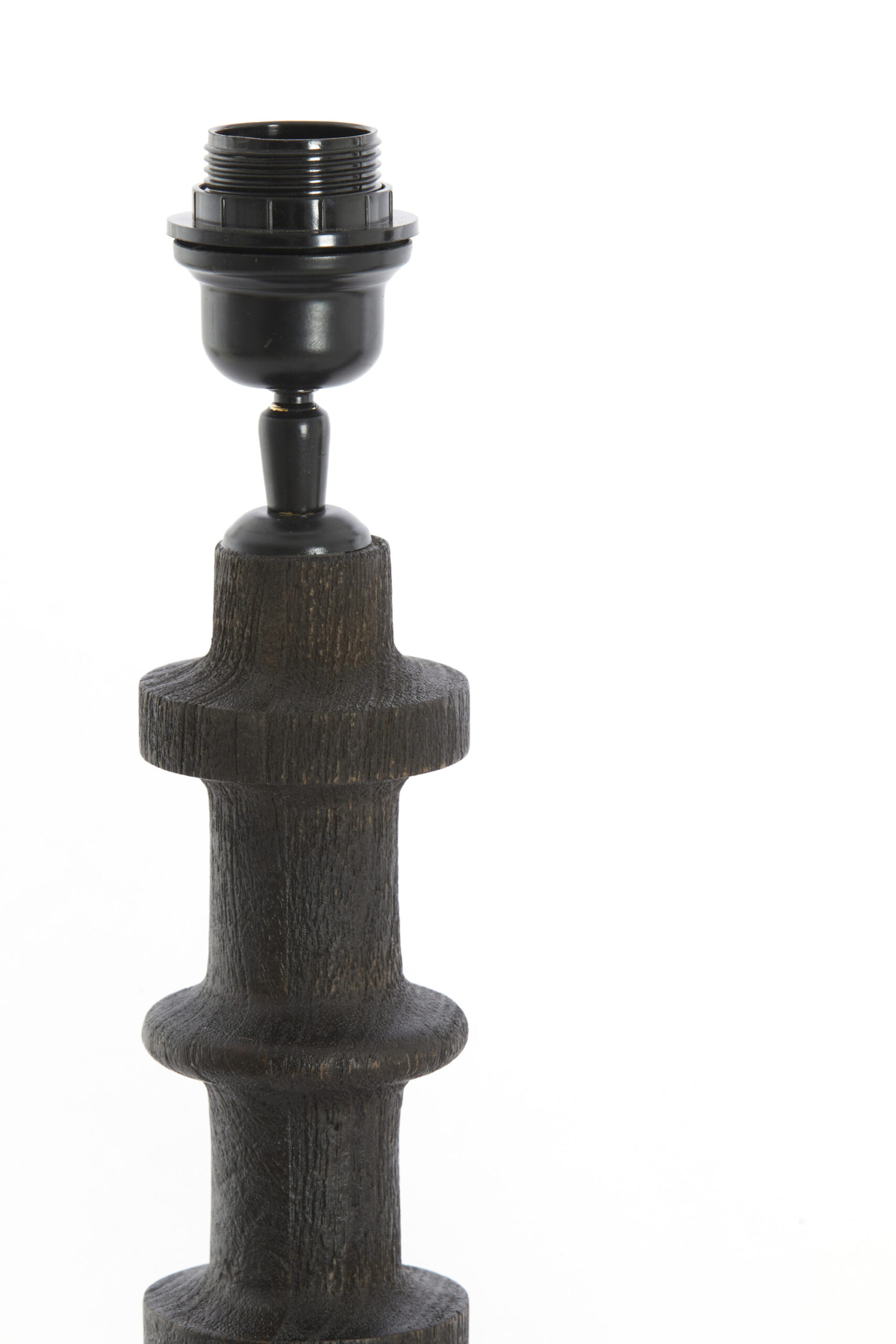 Lampvoet Ø16x45 cm CECILY hout mat donker roodbruin - Afbeelding 11