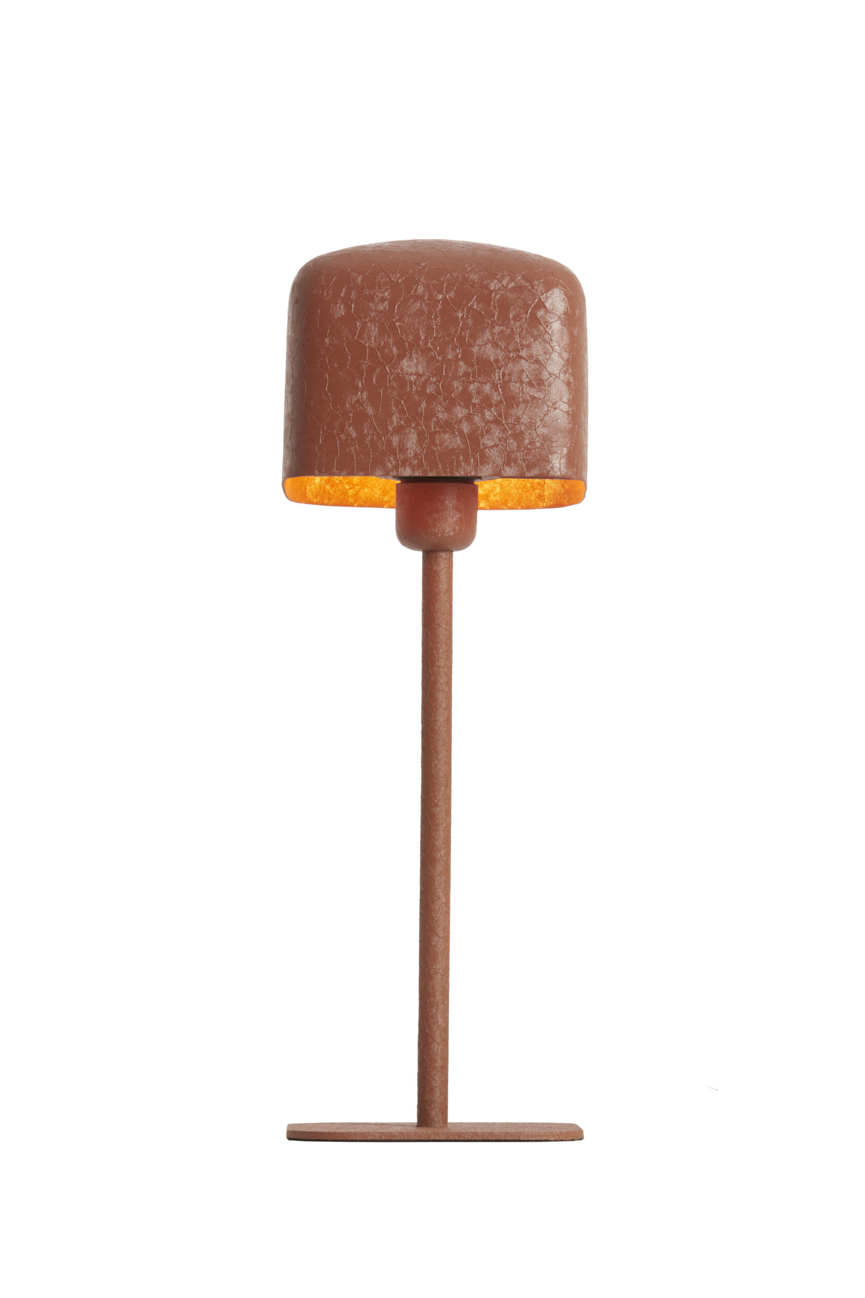 Tafellamp 15x15x46 cm ELENIE mat donker oranje - Afbeelding 11