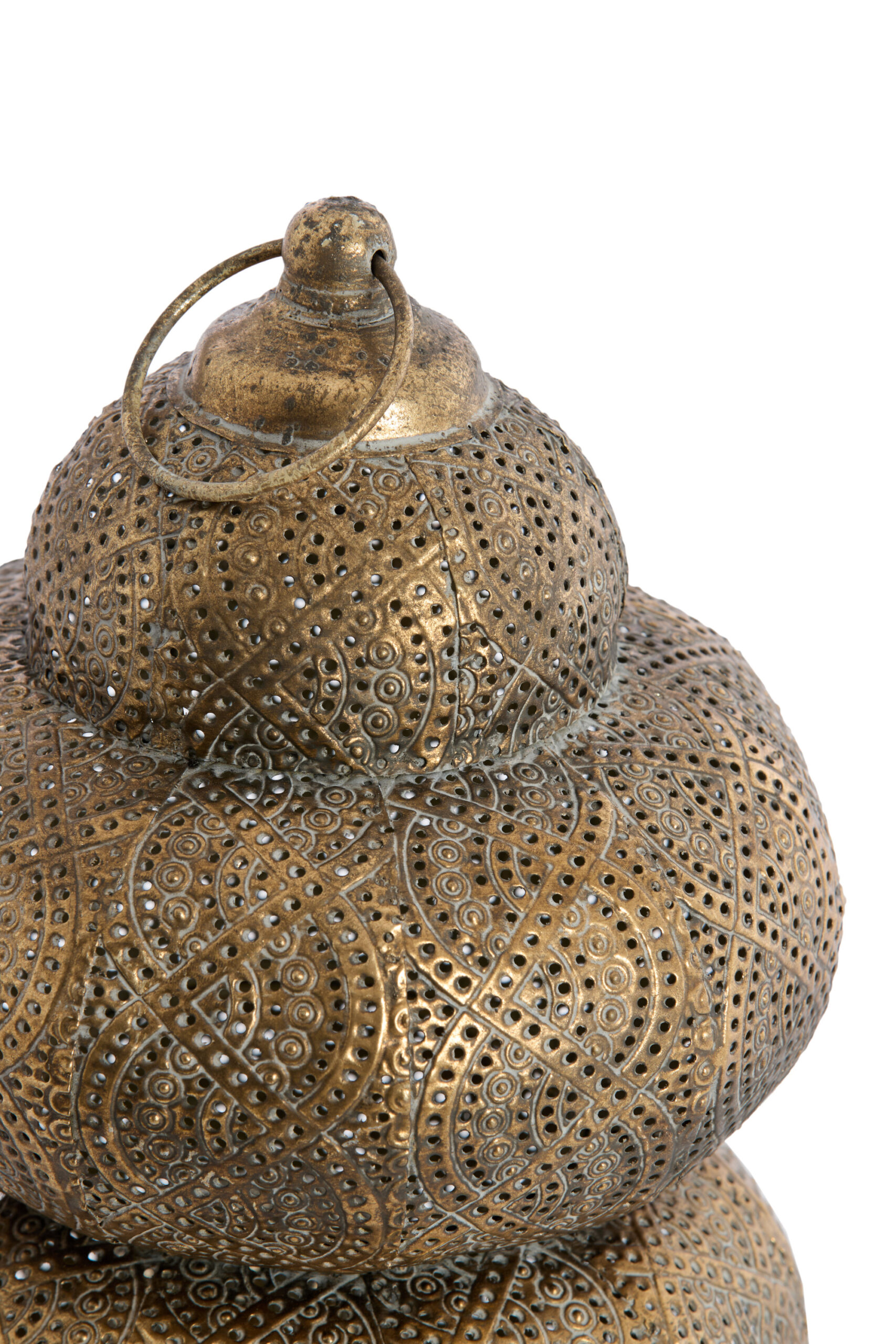 Tafellamp Ø25x52 cm KAITO bruin goud - Afbeelding 11