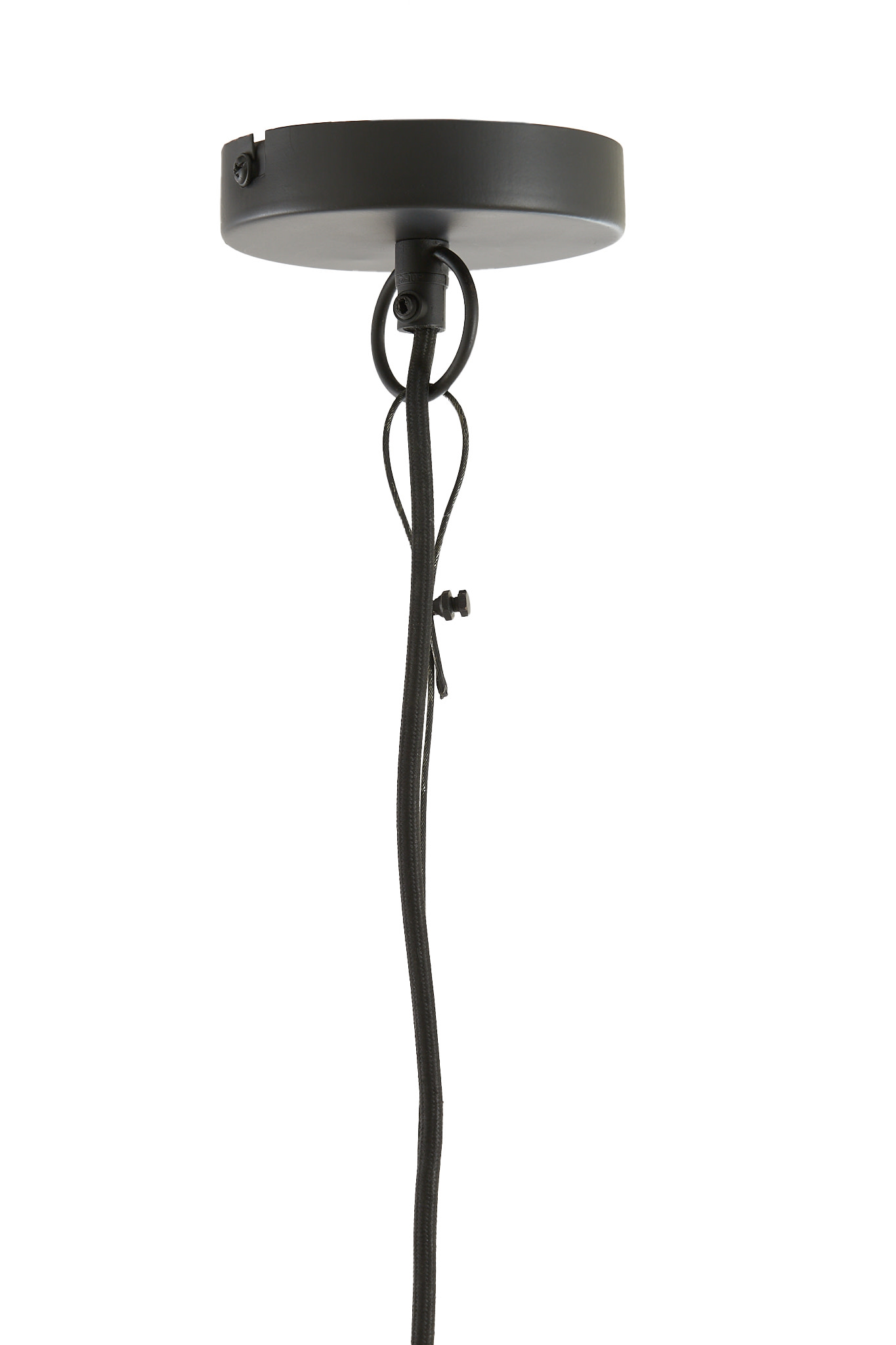 Hanglamp Ø40x28 cm CELMIRA donker grijs - Afbeelding 9