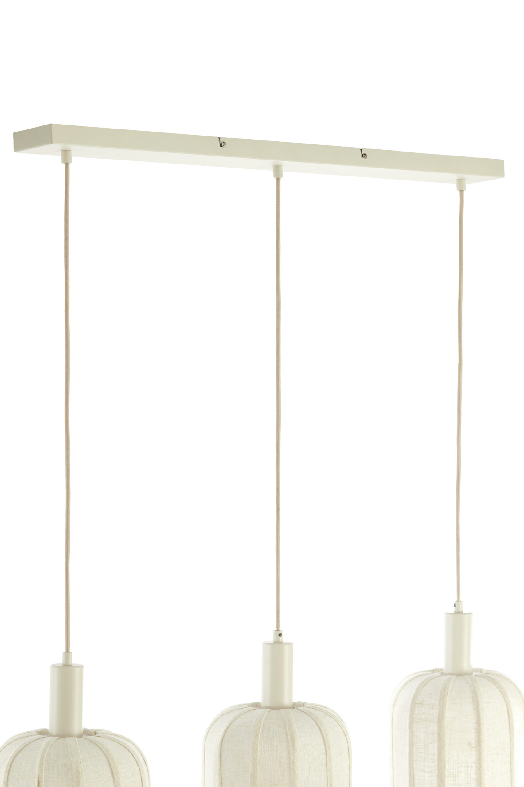 Hanglamp 3L 80x21x34 cm TUFIA linnen crème - Afbeelding 11