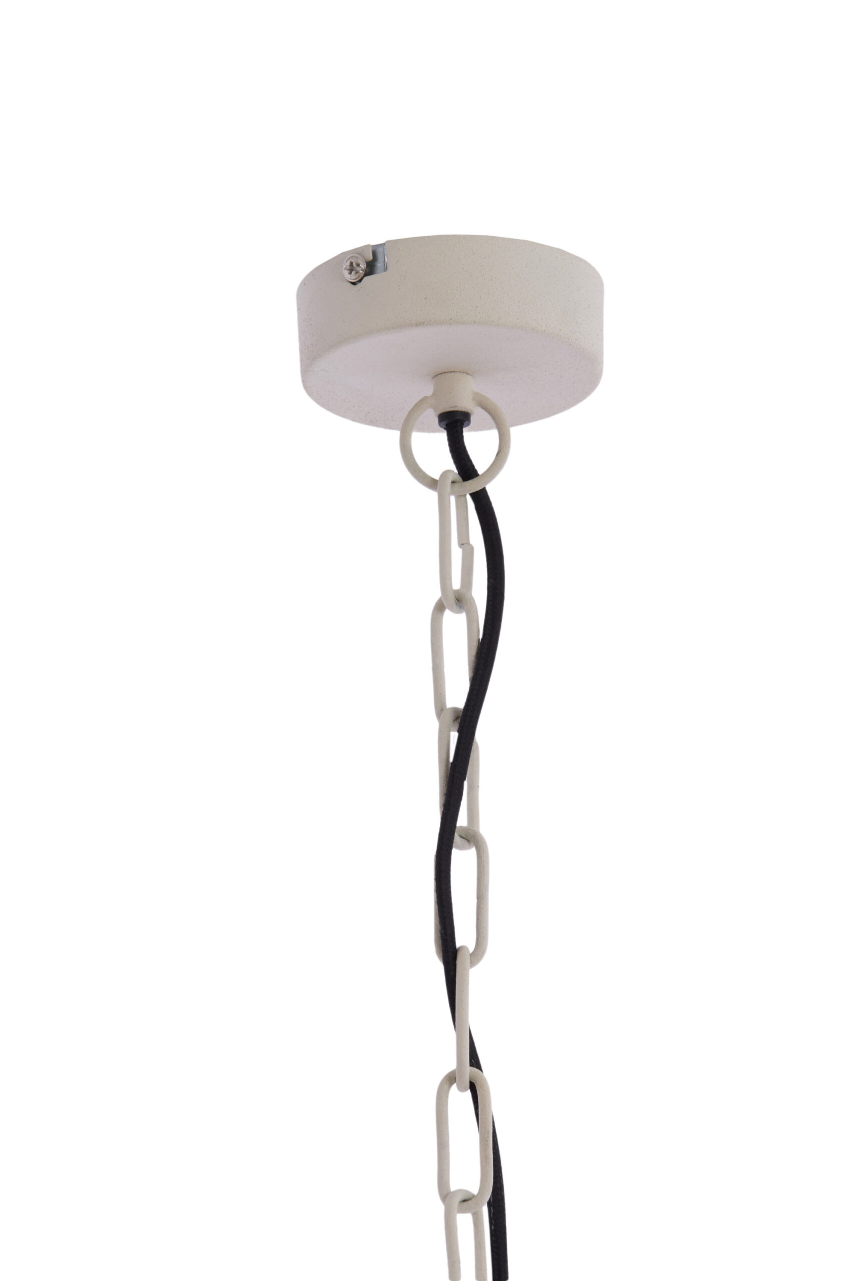 Hanglamp 3L Ø46x56 cm DRIZELLA crème - Afbeelding 9