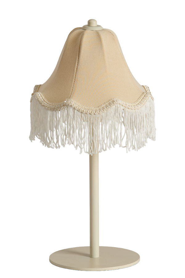Tafellamp Ø19x40 cm ELYA crème - Afbeelding 8