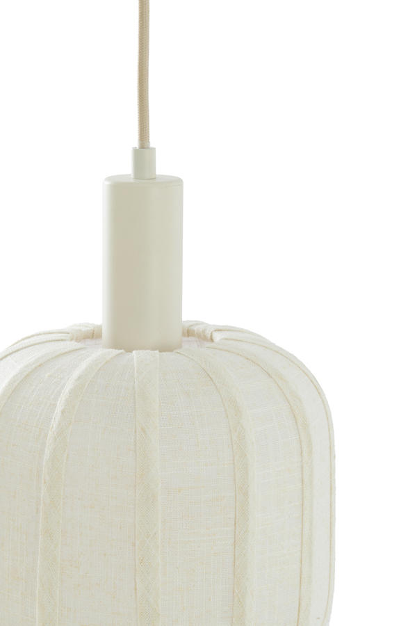 Hanglamp 5L TUFIA linnen crème 105x19,5x123 cm – Artikelnummer 2992743 - Afbeelding 7