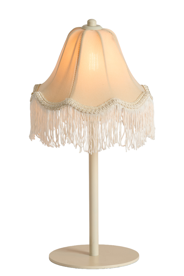 Tafellamp Ø19x40 cm ELYA crème - Afbeelding 9