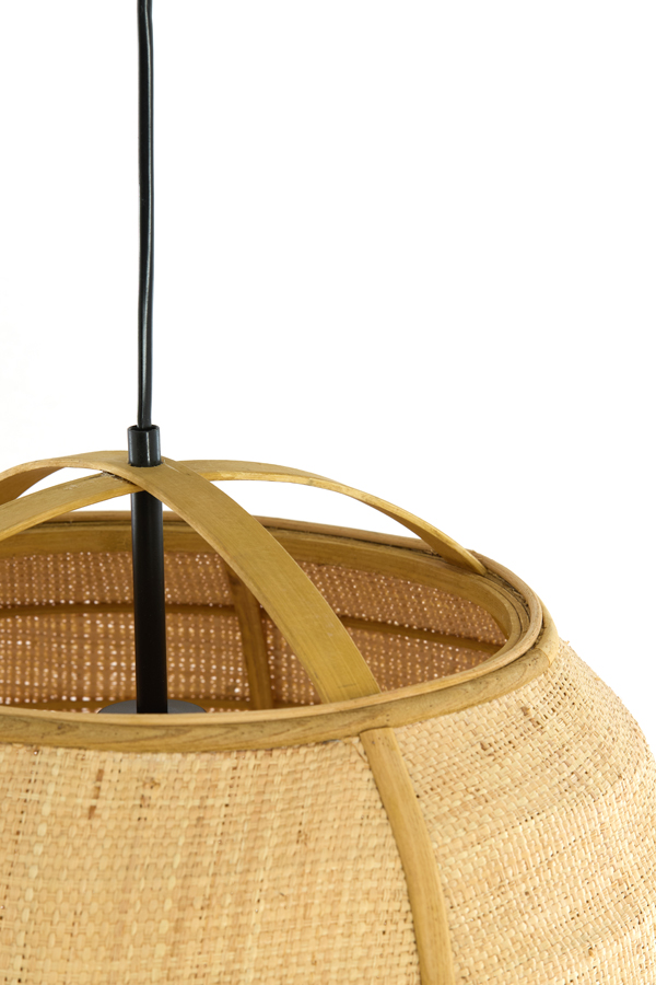 Hanglamp Ø41x39 cm BOZONA rotan naturel - Afbeelding 11