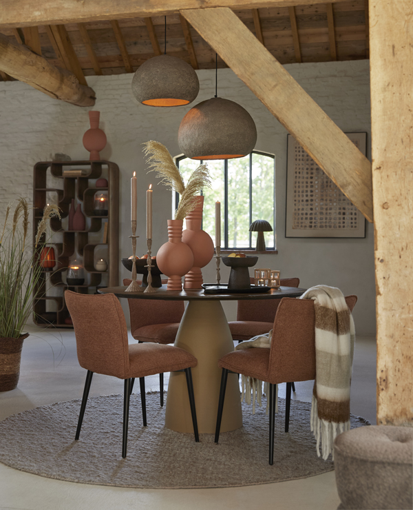 Hanglamp Ø51x39 cm CELMIROS grijs - Afbeelding 12