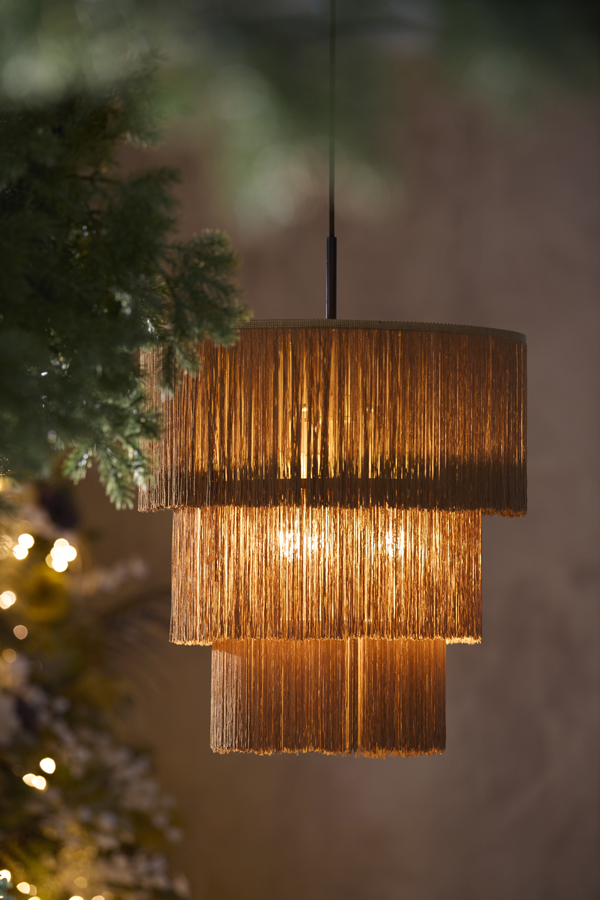 Hanglamp 3L Ø45x50 cm MALAIKA bruin - Afbeelding 12