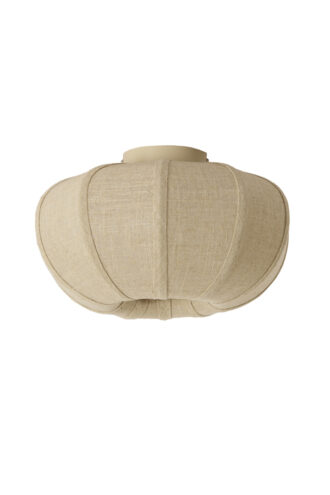 Plafonnière Ø30x18 cm ZOSIA linnen naturel