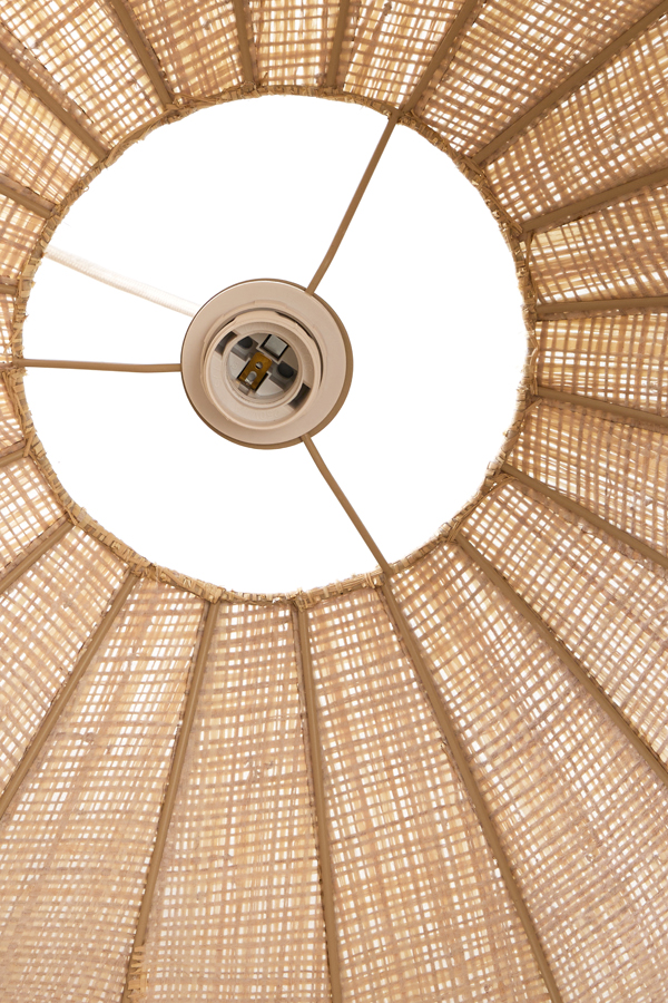Hanglamp Ø42x27 cm RAFAELLA raffia naturel - Afbeelding 5