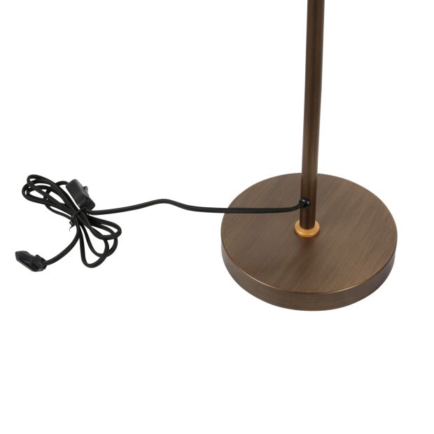 Bronzen stoere tafellamp Nove 1321BR met E27 fitting - Afbeelding 5