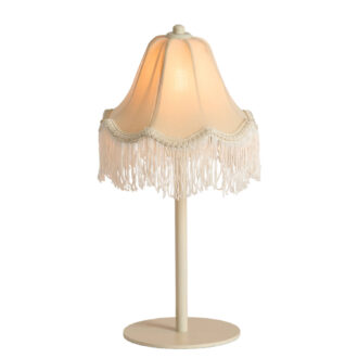 Tafellamp Ø19x40 cm ELYA crème