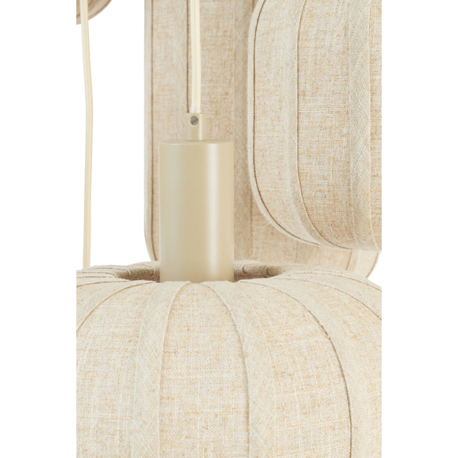 Hanglamp 7L Ø53x104 cm TUFIA linnen naturel - Afbeelding 7