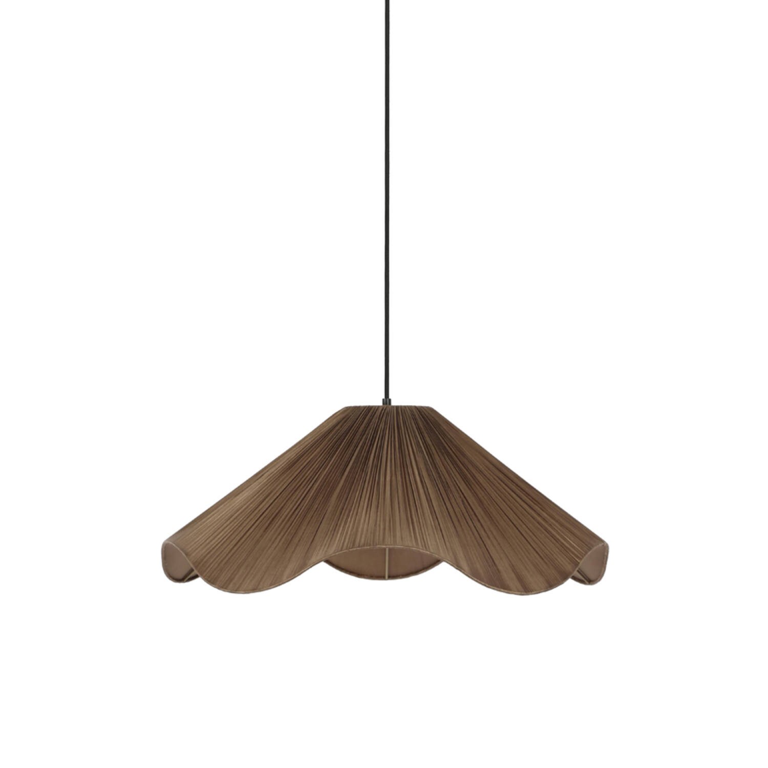 Hanglamp Ø60x25 cm MEALHA brons-bruin - Afbeelding 6