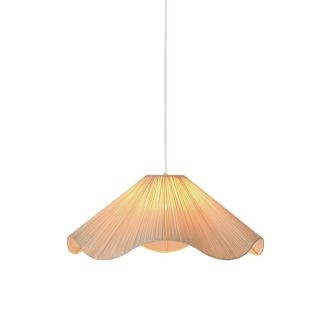 Hanglamp Ø60x25 cm MEALHA crème