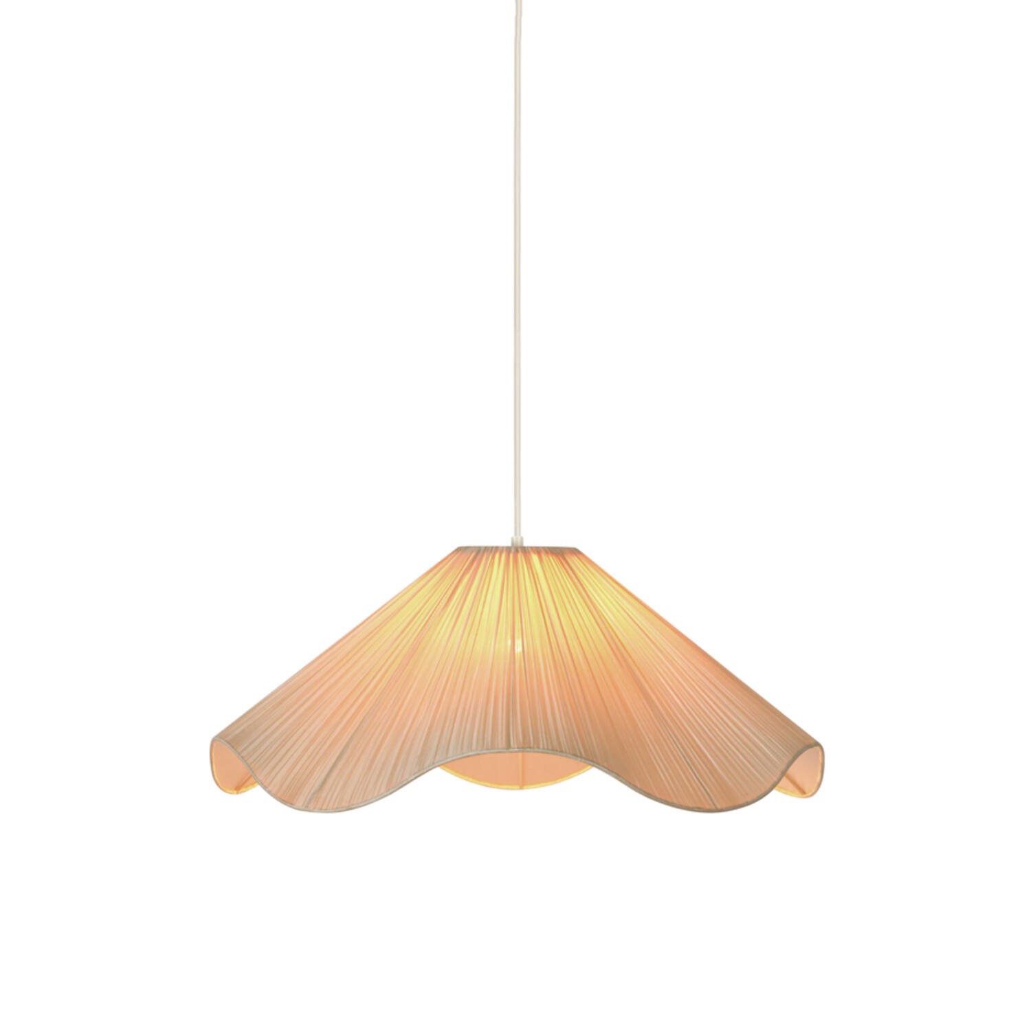 Hanglamp Ø60x25 cm MEALHA crème