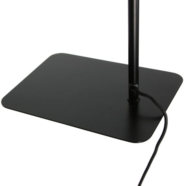 Vloerlamp Lumo 4607BR - slanke leeslamp in zwart met brons - Afbeelding 4