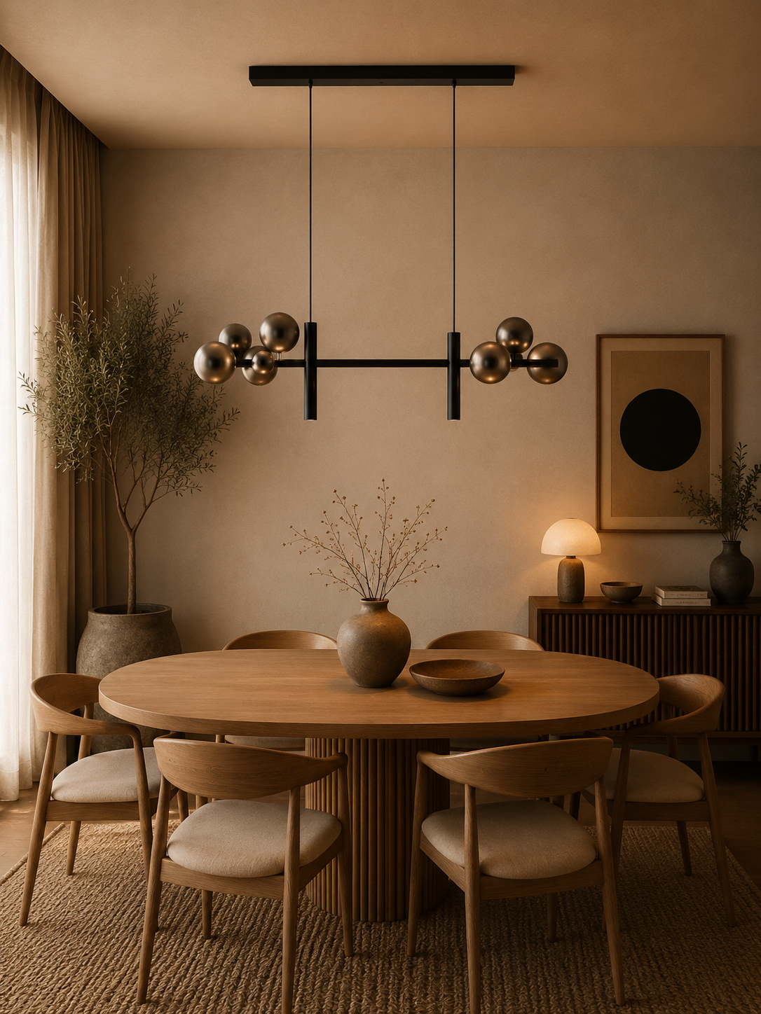 Hanglamp Urbino 6 lichts - Afbeelding 2