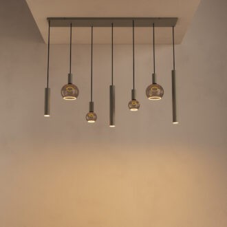 Hanglamp Riva Quartz 7 lichts