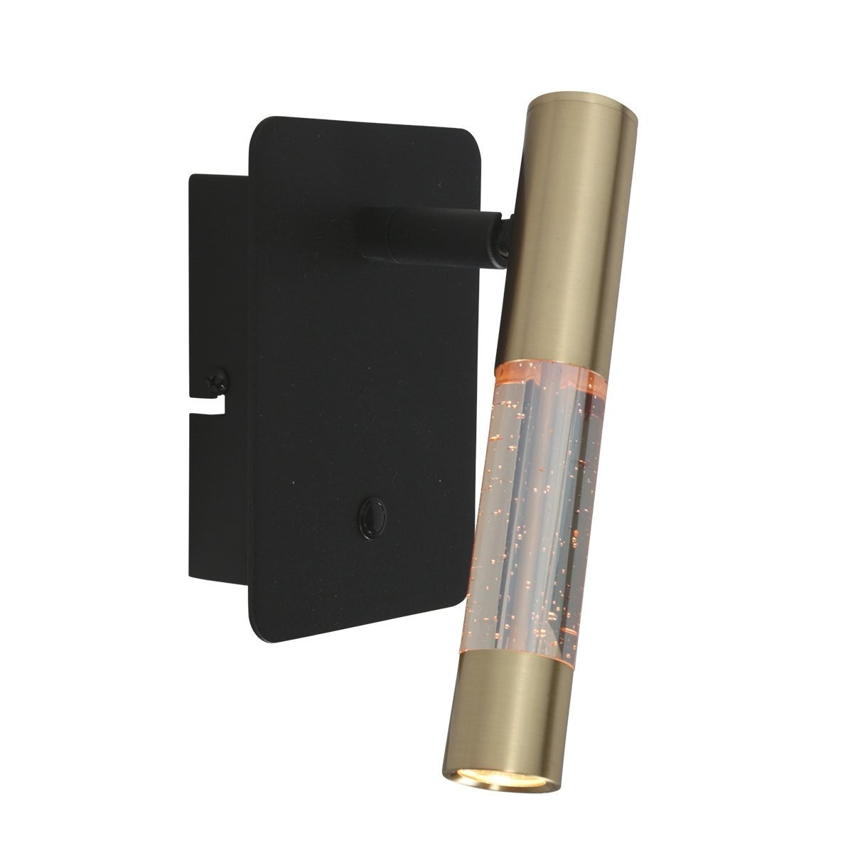 Wandlamp Alisio 4594ME luxe glas in messing met push dimmer - Afbeelding 11