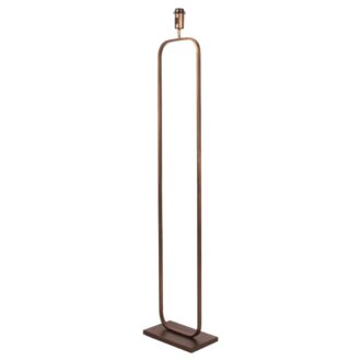 Bronzen Vloerlamp Stang 4740BR, robuust en tijdloos design, zonder kap