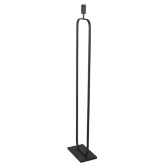 Zwarte Vloerlamp Stang 4740ZW, strak en veelzijdig design, zonder kap