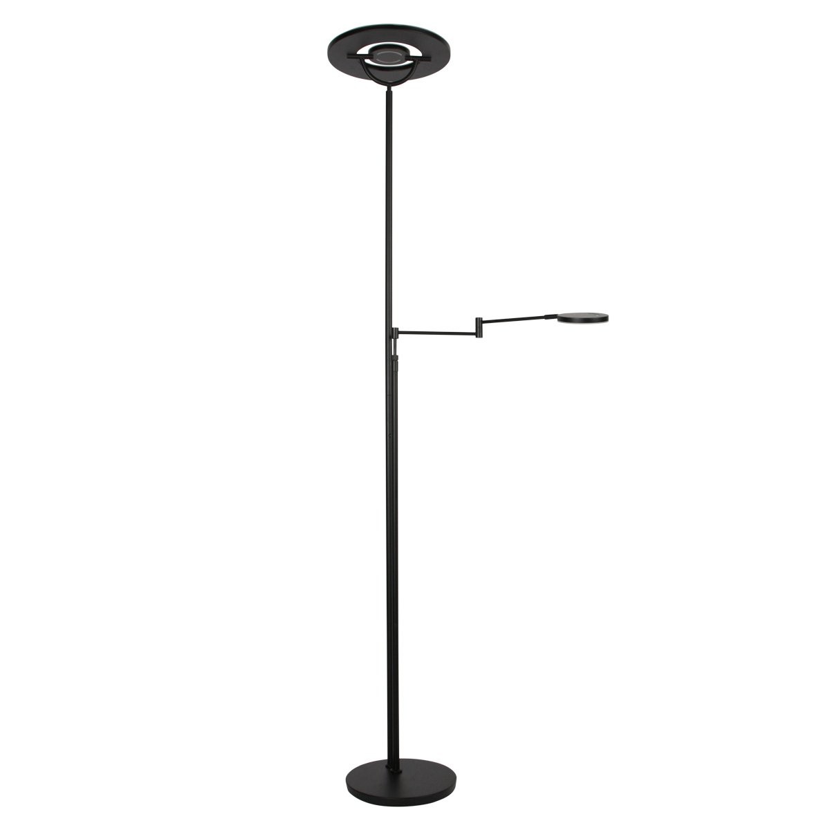 Zwarte vloerlamp Soleil 2 4386ZW met veel mogelijkheden - Afbeelding 2