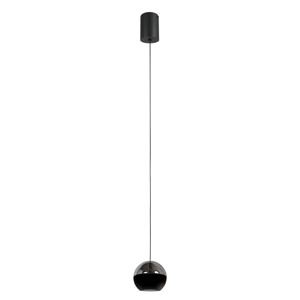 Belluno 4587ZW – 1-lichts hanglamp zwart met cable lift - Afbeelding 2
