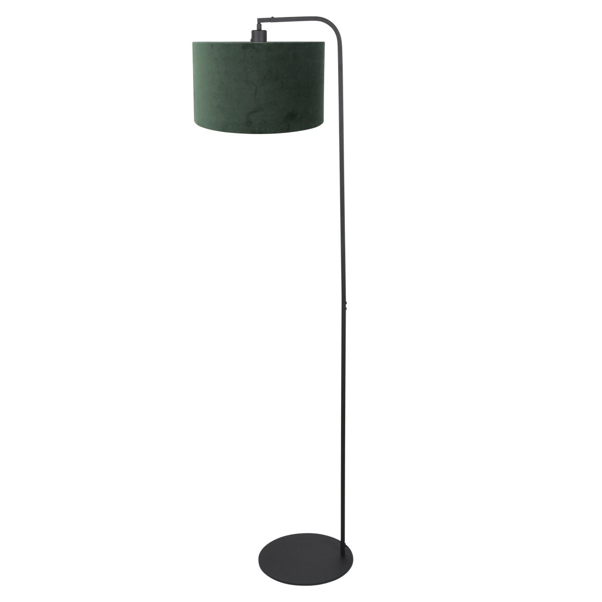 Vloerlamp Stang 4796ZW met groene velours kap - Afbeelding 2