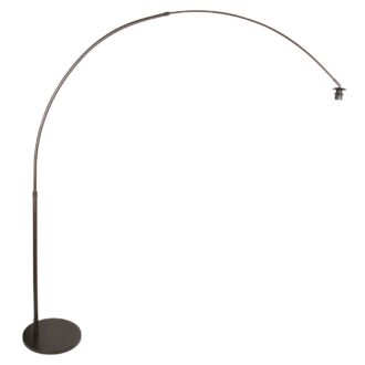 Cacao kleurige vloerlamp / booglamp Sparkled Light 7268CA zonder kap