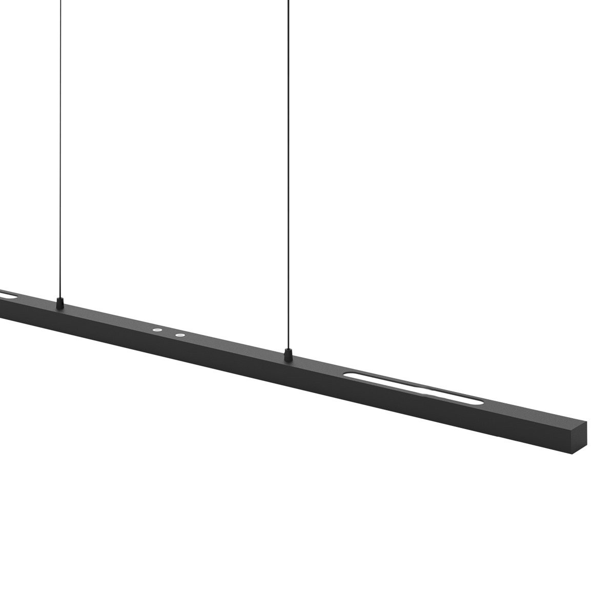 Hanglamp Bande 4906ZW zwarte hanglamp met cable lift 80cm breed - Afbeelding 3