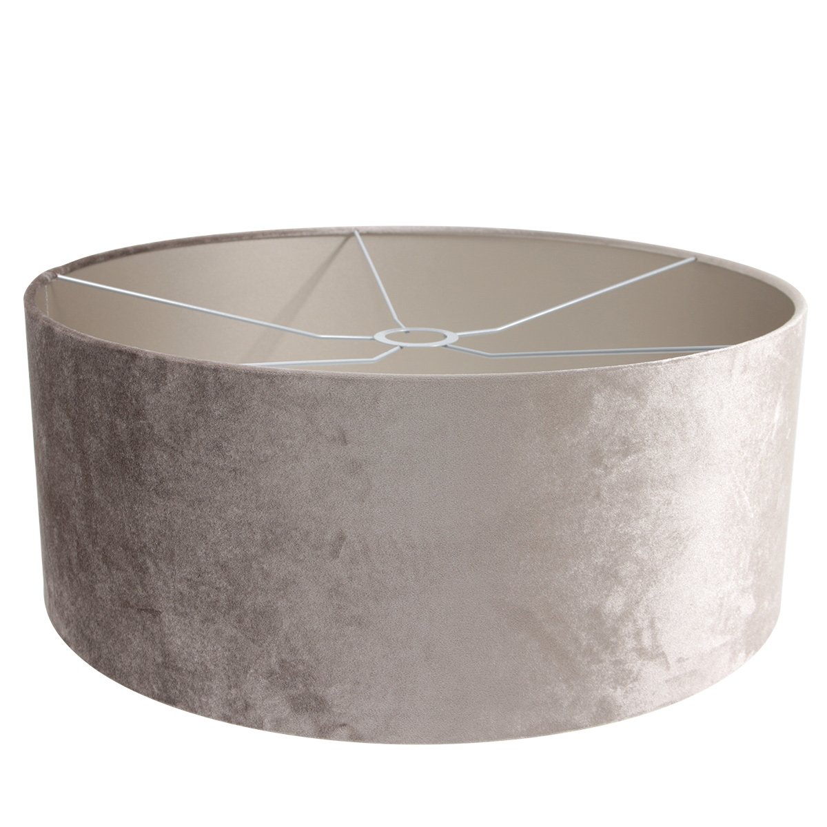 Vloerlamp Stang 4820ZW - zwart armatuur met grijze velours kap - Afbeelding 5